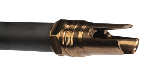 Q LLC ACCFH3/4-24 Flash Hider  7.62 Steel 3/4"x24 Threads 2.13" OAL