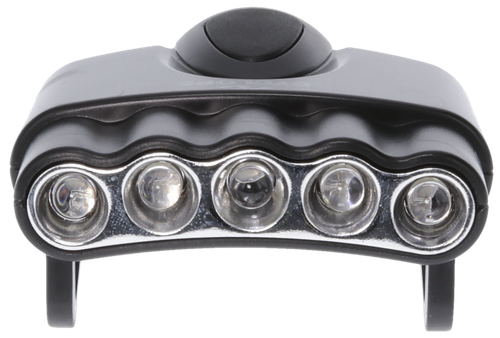 Cyclops CYC-HCPACK-W Orion 5-LED Hat Clip Light Black 27 Lumens White LED