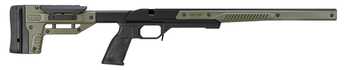Mdt Sporting Goods Inc 106159ODG Oryx Chassis OD Green/Black Aluminum, Adj. Cheekrest, M-LOK Forend, AR-Style Grip, Barricade Stop, Fits Short Action Howa 1500 & Weatherby Vanguard