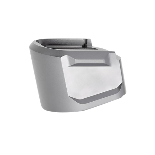 Tyrant CNC TDECHEMAGEX17GREY  Magazine Extension 9mm Fits Springfield Echelon 5rd Grey Aluminum