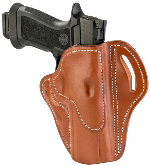 1791 Gunleather BH24CBRR BH2.4  OWB 2.4 CLassic Brown Leather Belt Slide Fits Walther PPQ/Sig P320/Springfield XD-M