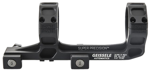 Geissele Automatics  AR15 Super Precision Scope Mount/Ring Combo Black Anodized