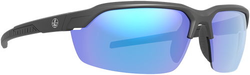 LEU 186754 TRACER     MATTE BLACK     BLUE MIRROR