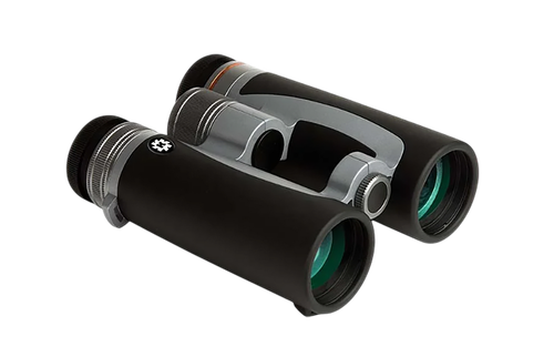 Konus 2348 Prince 8x42mm Bak-4 Prism, Center Focus, Black/Silver Aluminum w/Rubber Armor