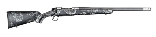 Christensen Arms 8010631300 Ridgeline FFT 6.8 Western 3+1 20" Carbon Fiber/Threaded Barrel, Stainless Steel, Black with Gray Accents Stock
