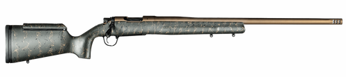 Christensen Arms 8010200701 Mesa Long Range 308 Win 4+1 16.25" Burnt Bronze Cerakote Threaded Barrel & Steel Drilled & Tapped Receiver, Green w/Black/Tan Webbing Adj Cheek Riser Polymer Stock