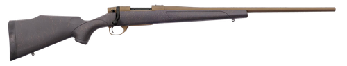 Weatherby VWB222RR4T Vanguard Weatherguard 22-250 Rem 5+1 24" Threaded, Burnt Bronze Barrel/Rec, Black with Bronze Webbing Monte Carlo Stock