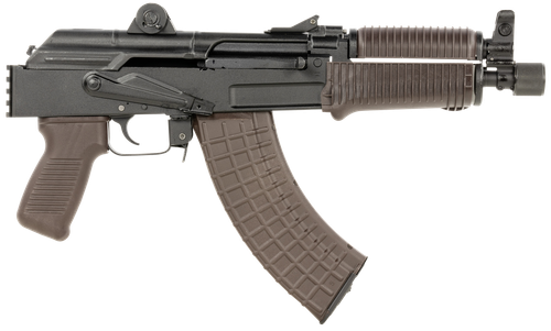 Arsenal SAM7K56P SAM7K-56P  Sports South Exclusive 7.62x39mm 30rd, 8.50" Black Chrome Lined Steel Barrel, Black Milled Receiver, Plum Furniture, Picatinny Rail, Hard Case, QD Swivel Sling