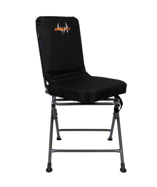 Muddy MUDPSCHR Padded Swivel Chair Black 300 Denier Polyester Fabric/ Polyethylene Foam Seat