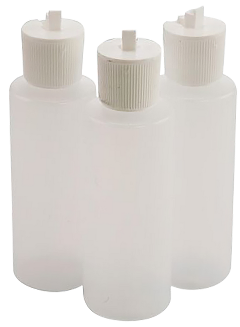 Tipton 197624 Flip Top Solvent Bottles 4 oz Plastic 3 Per Pkg