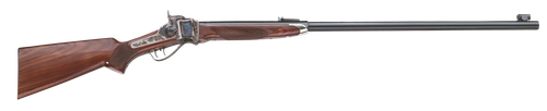 Taylors & Company 210144 Pedersoli 1874 Sharps Long Range 45-70 Gov 1rd 34" Blued Single Shot Barrel Half Octagon Barrel, Color Case Hardened Steel Receiver, Checkered Walnut Fixed Stock