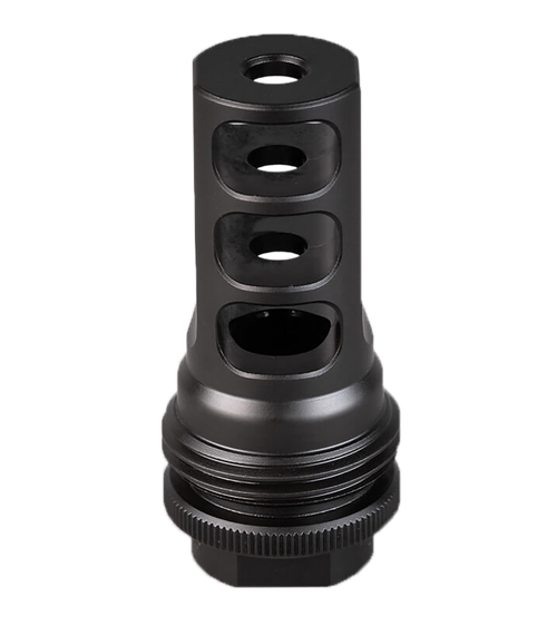 SilencerCo AC2631 ASR Muzzle Brake Black Nitride 3/4"x24 Threads 458 Cal