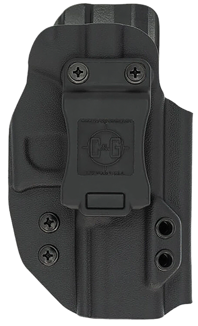 C&G Holsters 1864100 Covert  IWB Black Kydex Belt Clip Fits 1911 3.5" Right Hand