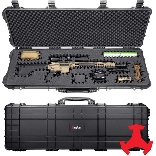 48'' HARD RIFLE CASE W/RAGAR FOAM INSERT BLACK