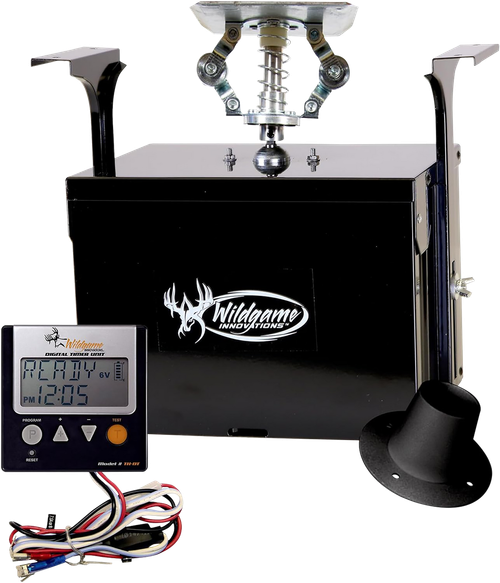 Wildgame Innovations WGIPU0030 Evolution Digital Feeder Kit 6 Programs 1-30 Seconds Duration Black