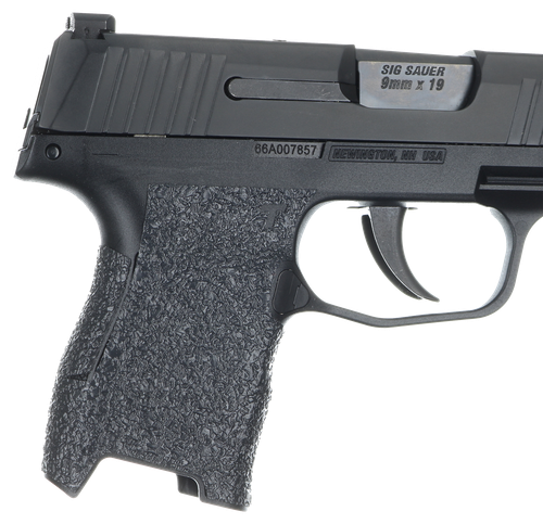 Talon Grips 001R Adhesive Grip  Textured Black Rubber for Sig Compact P320, P250, M17, M18 with Medium Grip Module