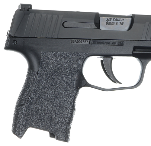 Talon Grips 001R Adhesive Grip  Textured Black Rubber for Sig Compact P320, P250, M17, M18 with Medium Grip Module