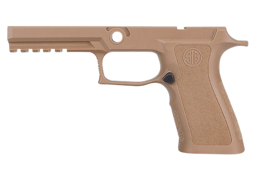 Sig Sauer GRIPMODXF943SMCOY P320 Grip Module X-Series (Small Size Module), 9mm Luger/40 S&W/357 Sig, Coyote Polymer, Fits Full Size Sig P320 (4.70")