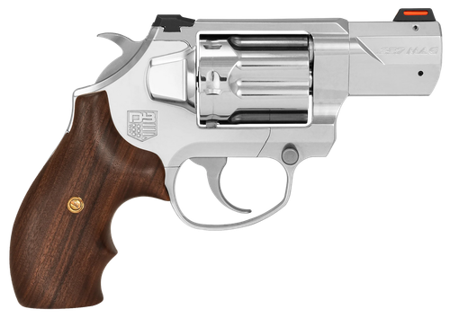 Diamondback DB075AS701 SDR  Sports South Exclusive Small 357 Mag/38 Special +P 6 Shot 2" Polished Stainless Steel Barrel & Frame, Stainless Steel Cylinder, Hogue Wood Grip, Exposed Hammer