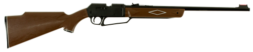 Daisy 990880603 Powerline Youth Pump Pneumatic 177 50rd Shot Black Black Receiver Hardwood w/Checkering & Woodgrain Molded Stock