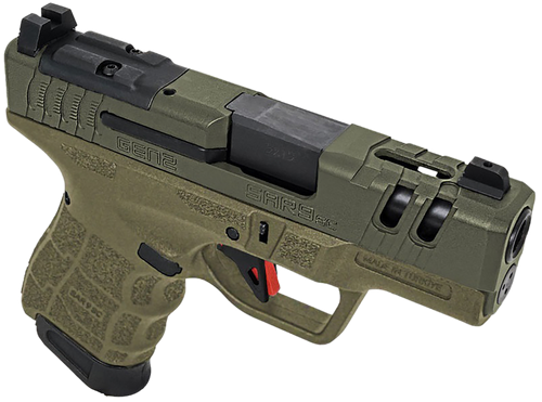 SAR USA SAR9SCG2OD SAR9 SC Gen2 Sub-Compact Frame 9mm Luger 15+1 3.30" Black Steel Barrel, OD Green Cerakote Steel Optic Ready/Ported/Serrated Slide, OD Green Polymer Frame, OD Green Polymer Grip