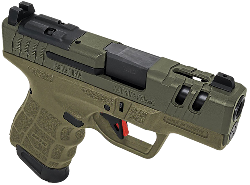 SAR USA SAR9SCG2OD SAR9 SC Gen2 Sub-Compact Frame 9mm Luger 15+1 3.30" Black Steel Barrel, OD Green Cerakote Steel Optic Ready/Ported/Serrated Slide, OD Green Polymer Frame, OD Green Polymer Grip