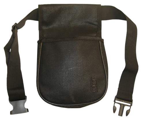Bob Allen 23284 Classic Divided Shell Pouch Leather 50rd Belt Mount 26-50" Belt