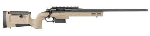 Larue Tactical LTKRGSIETE65CM23FDE 6.5 Creedmoor 23" Threaded Barrel, Picatinny Rail Receiver, Larue KRG Bravo Gray Polymer Chassis