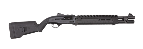 Langdon Tactical Tech LTT1301HZMBLK Beretta 1301  3" 7+1 18.50" Black Oxide Heat Shield Barrel, Black Anodized Aluminum Receiver, Black Magpul Synthetic Stock, Modified Magpul Zhukov Forend