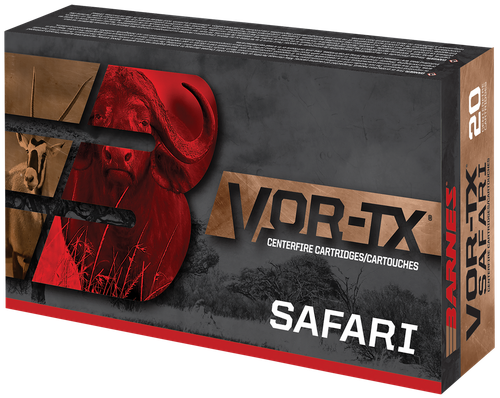 Barnes Bullets 22030 VOR-TX Safari 470Nitro Express 500gr Barnes TSX Flat Base 20 Per Box/10 Case