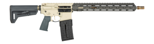 Q LLC  Sugar Weasel *CA Compliant 300 Blackout 10+1 16" Clear Anodized Cerakote Aluminum Receiver w/Picatinny Rail, M-LOK Handguard, CMOE SL-K Black Polymer Stock, Black Polymer Grip
