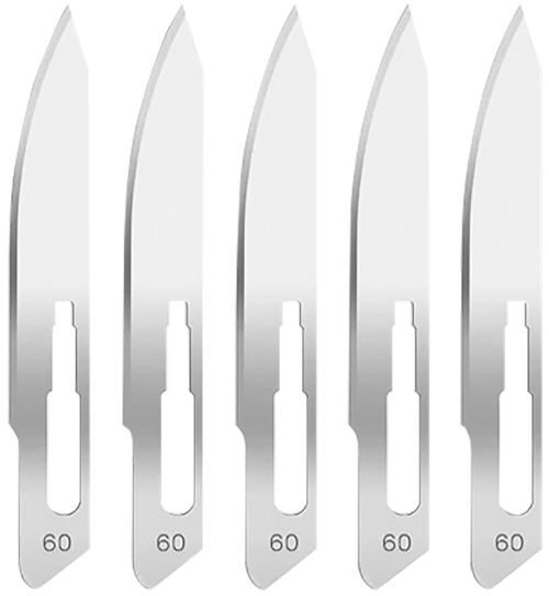 Hogue 35886 Expel Replacement Blades High Carbon Steel Blade #60 5 Blades