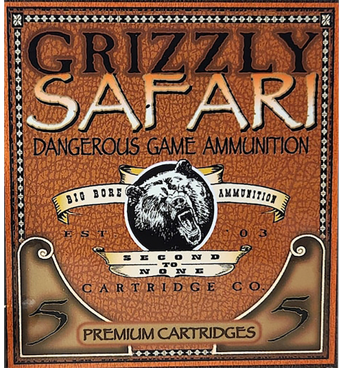 Grizzly Ammo GC5/416NE2   500-416NitroExpress 400gr Solid Brass 5 Per Box/10 Case