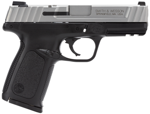 Smith & Wesson 123403 SD40 VE *CA Compliant Compact Frame 40 S&W 10+1, 4" Stainless Steel Barrel, Satin Serrated Stainless Steel Slide, Black Polymer Frame w/Picatinny Rail