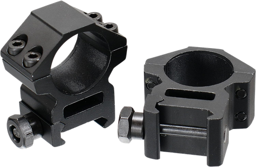 UTG RGWM25M4 Accushot Scope Rings  Black Anodized 1" Medium
