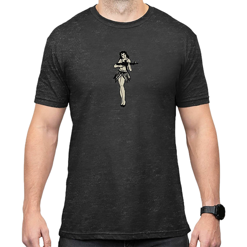 Magpul MAG1117-010-XL Hula Girl CVC  Charcoal Gray Cotton/Polyester Short Sleeve XL