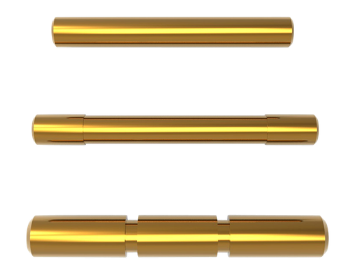 Cross Armory CRGPSGD 3 Pin Set  Compatible w/Glock Gen1-3 Gold Steel