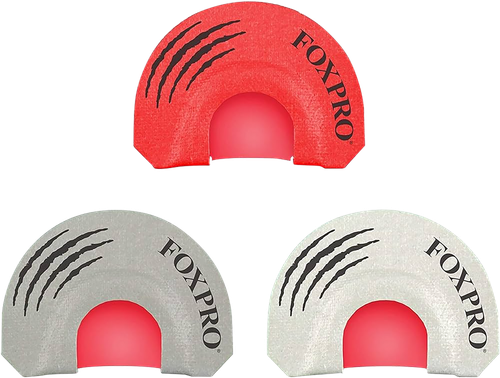 Foxpro LOADEDGUN Loaded Gun Combo Diaphragm Call Double/Triple Reed Coyote Sounds Attracts Coyotes Gray/Red/White 3 Piece
