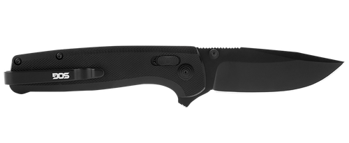 S.O.G SOGTM1027CP Terminus XR 2.95" Folding Clip Point Plain Black TiNi D2 Steel Blade Black G10 Handle Includes Pocket Clip
