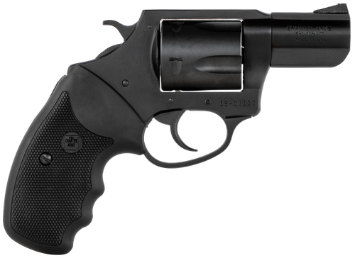 Charter Arms 63520 Mag Pug  Large 357 Mag, 5 Shot 2.20" Black Nitride Steel Barrel, Cylinder & Frame w/Black Finger Grooved Rubber Grip