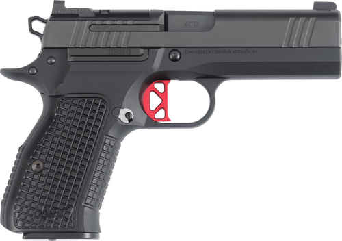 Dan Wesson 92114 DWX  Compact Frame 9mm Luger 10+1 4" Black Match Grade Barrel Black DLC Serrated Slide Black Aluminum Frame w/Beavertail Black Aluminum Grip