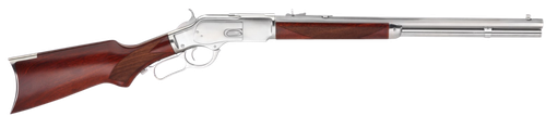 Taylors & Company 550247 1873  357 Mag Caliber with 10+1 Capacity, 20" Barrel, Silver Metal Finish & Walnut Fixed Pistol Grip Stock Right Hand (Full Size)