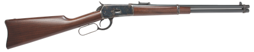 Cimarron AS612 1892 Carbine 45 Colt (LC) 10+1 20" Blued Round Barrel, Color Case Hardened Receiver, Walnut Furniture