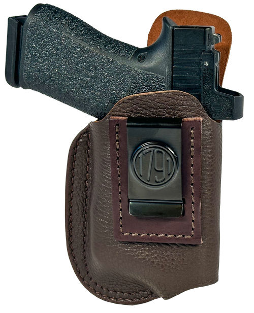 1791 Gunleather ORLBFCD3BRWR Fair Chase Light Bearing IWB Size 03 Brown Leather