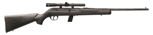 Savage Arms 40000 64 FXP Full Size 22 LR 10+1 21" Matte Black Sporter Barrel, Matte Black Grooved Carbon Steel Receiver, Matte Black Fixed Synthetic Stock, 4x15mm Scope, Right Hand