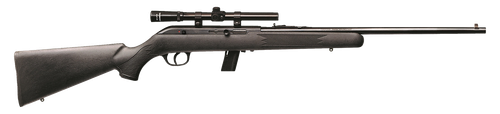 Savage Arms 40000 64 FXP Full Size 22 LR 10+1 21" Matte Black Sporter Barrel, Matte Black Grooved Carbon Steel Receiver, Matte Black Fixed Synthetic Stock, 4x15mm Scope, Right Hand