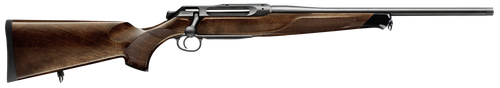 Sauer 80117098 505 Lux Full Size 7mm Rem Mag 2+1 24" Matte Blued Threaded Barrel, Matte Blued Saddle Mount Steel Receiver, Grade 5 Wood Fixed Stock