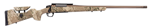 CVA CR3969 Cascade Long Range Hunter Full Size 7mm PRC 24" Smoked Bronze Cerakote Steel Threaded Barrel, Realtree Hillside Synthetic Stock