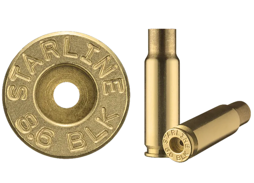 HSM 8.6BLKEUP-50  Unprimed Cases 8.6 Blackout Rifle Brass