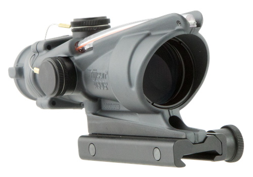 Trijicon 100308 ACOG  Sniper Gray 4x 32mm Illuminated Red Chevron .223/5.56 BDC Reticle